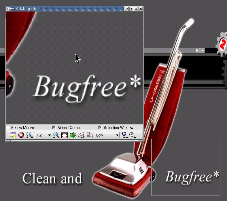 Screenshot of KMagnifier